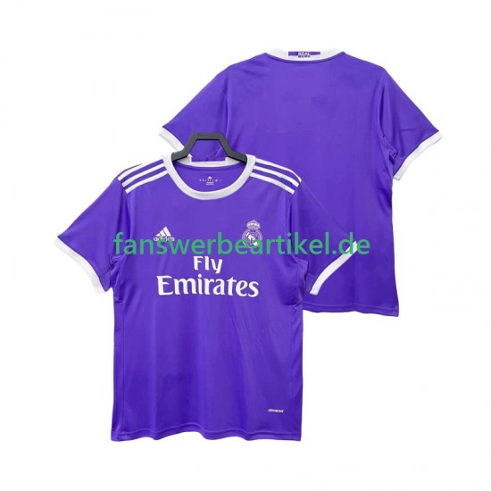 Retro 2016 2017 Trikot Real Madrid Herren Auswärtsausrüstung Kurzarm