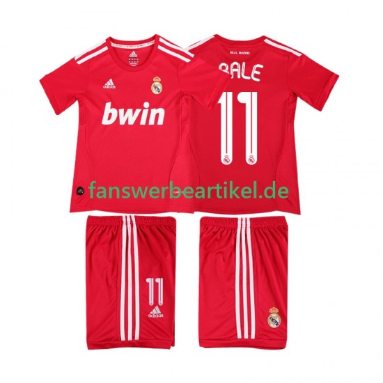 BALE 11 Retro 2012 Trikot Real Madrid Kinder Ausweich ausrüstung 2011 Kurzarm