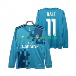 BALE 11 Retro 2017 2018 Trikot Real Madrid Herren Ausweich ausrüstung Langarm