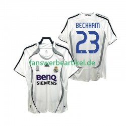 BECKHAM 23 Retro 2007 Trikot Real Madrid Herren Heimausrüstung 2006 Kurzarm