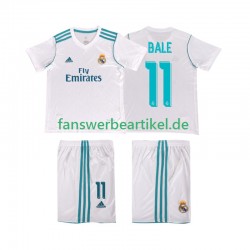 Bale 11 Retro 2017 2018 Trikot Real Madrid Kinder Heimausrüstung Kurzarm