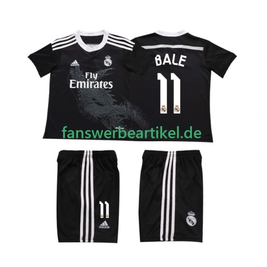 Bale 11 Retro 2014 Trikot Real Madrid Kinder Ausweich ausrüstung Kurzarm