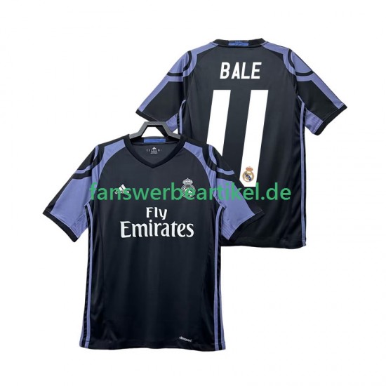 Bale 11 Retro 2016 2017 Trikot Real Madrid Herren Ausweich ausrüstung Kurzarm