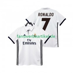 CRISTIANO RONALDO 7 Retro 2017 2018 Trikot Real Madrid Herren Heimausrüstung Kurzarm