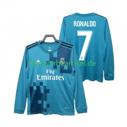 CRISTIANO RONALDO 7 Retro 2017 2018 Trikot Real Madrid Herren Ausweich ausrüstung Langarm