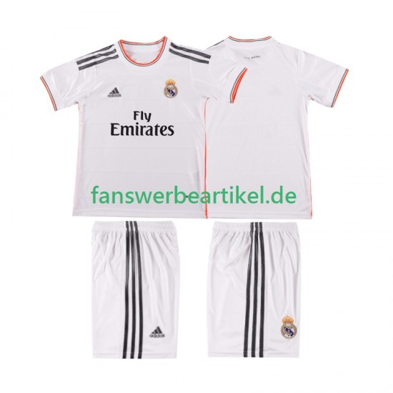 Retro 2013 2014 Trikot Real Madrid Kinder Heimausrüstung Kurzarm