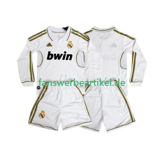 Retro 2012 Trikot Real Madrid Kinder Heimausrüstung 2011 Langarm