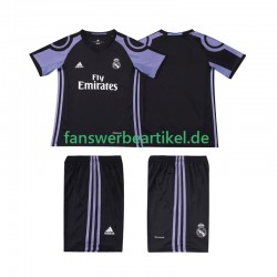 Retro 2016 2017 Trikot Real Madrid Kinder Ausweich ausrüstung Kurzarm