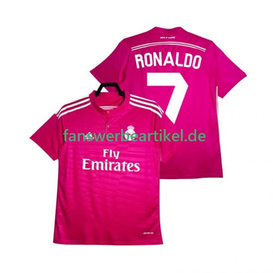Cristiano Ronaldo 7 Retro 2014 2015 Trikot Real Madrid Herren Auswärtsausrüstung Kurzarm