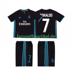 Cristiano Ronaldo 7 Retro 2017 2018 Trikot Real Madrid Kinder Auswärtsausrüstung Kurzarm