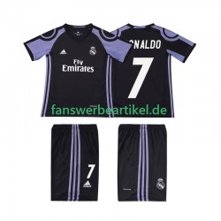 Cristiano Ronaldo 7 Retro 2016 2017 Trikot Real Madrid Kinder Ausweich ausrüstung Kurzarm
