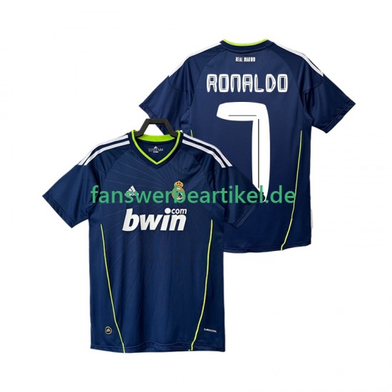 Cristiano Ronaldo 7 Retro Trikot Real Madrid Herren Auswärtsausrüstung 2011 2010 Kurzarm