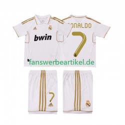 Cristiano Ronaldo 7 Retro 2012 Trikot Real Madrid Kinder Heimausrüstung 2011 Kurzarm