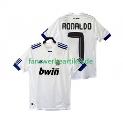 Cristiano Ronaldo 7 Retro Trikot Real Madrid Herren Heimausrüstung 2011 2010 Kurzarm