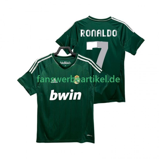 Cristiano Ronaldo 7 Retro 2012 2013 Trikot Real Madrid Herren Ausweich ausrüstung Kurzarm