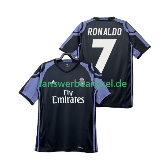 Cristiano Ronaldo 7 Retro 2016 2017 Trikot Real Madrid Herren Ausweich ausrüstung Kurzarm