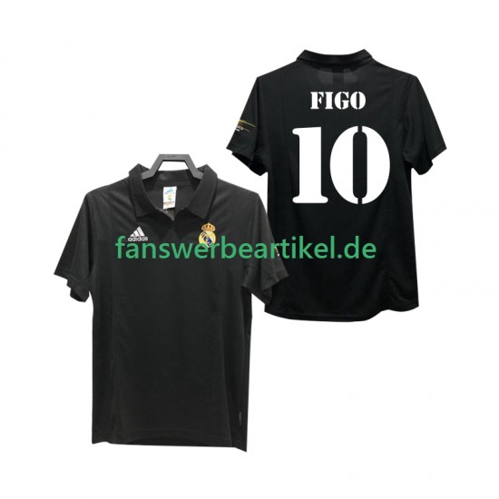 FIGO 10 Retro 2002 2003 Trikot Real Madrid Herren Auswärtsausrüstung Kurzarm