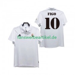 FIGO 10 Retro 2002 2003 Trikot Real Madrid Herren Heimausrüstung Kurzarm