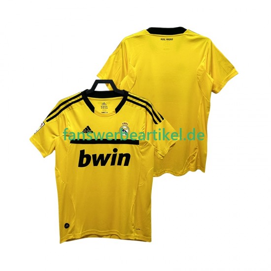 Retro 2012 Torwart Trikot Real Madrid Herren Heimausrüstung 2011 Kurzarm