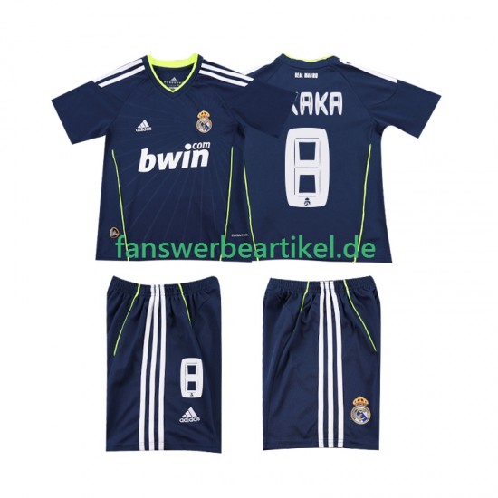 KAKA 8 Retro Trikot Real Madrid Kinder Auswärtsausrüstung 2011 2010 Kurzarm
