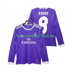 KROOS 8 Retro 2016 2017 Trikot Real Madrid Herren Auswärtsausrüstung Langarm