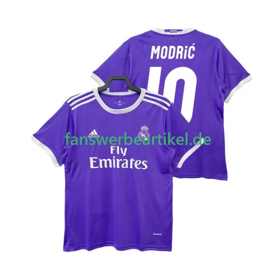 LUCA MODRIC 10 Retro 2016 2017 Trikot Real Madrid Herren Auswärtsausrüstung Kurzarm