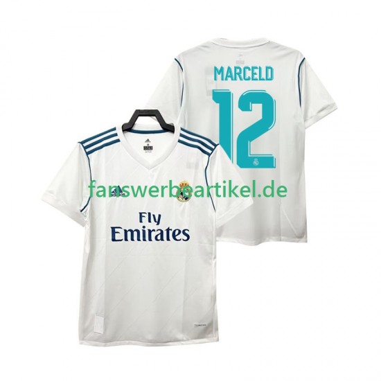 MARCELD 12 Retro 2017 2018 Trikot Real Madrid Herren Heimausrüstung Kurzarm