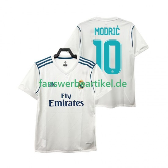 MODRIC 10 Retro 2017 Trikot Real Madrid Herren Heimausrüstung Kurzarm