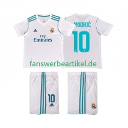 Modric 10 Retro 2017 2018 Trikot Real Madrid Kinder Heimausrüstung Kurzarm