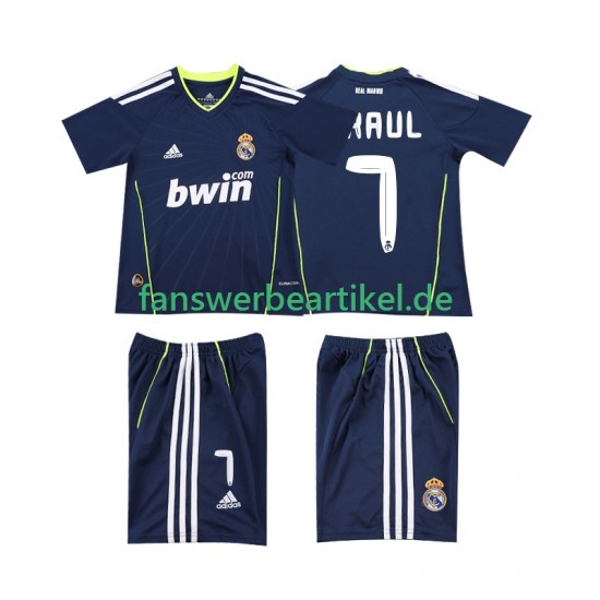 PAUL 7 Retro Trikot Real Madrid Kinder Auswärtsausrüstung 2011 2010 Kurzarm