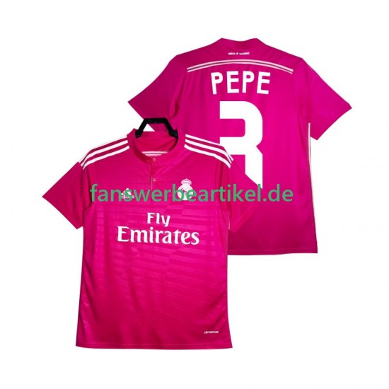 PEPE 3 Retro 2014 2015 Trikot Real Madrid Herren Auswärtsausrüstung Kurzarm