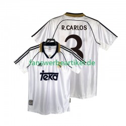 R.CARLOS 3 Retro 1998 2000 Trikot Real Madrid Herren Heimausrüstung Kurzarm
