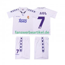 RAUL 7 Retro 1996 Trikot Real Madrid Kinder Heimausrüstung 1994 Kurzarm
