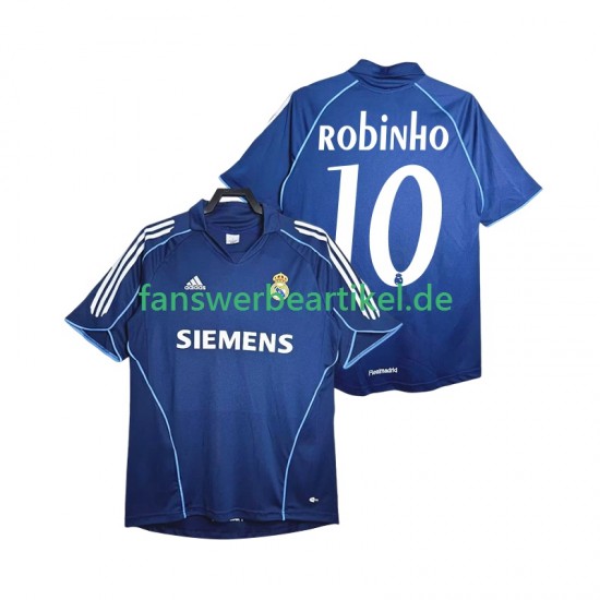 ROBINHO 10 Retro 2005 Trikot Real Madrid Herren Auswärtsausrüstung 2006 Kurzarm
