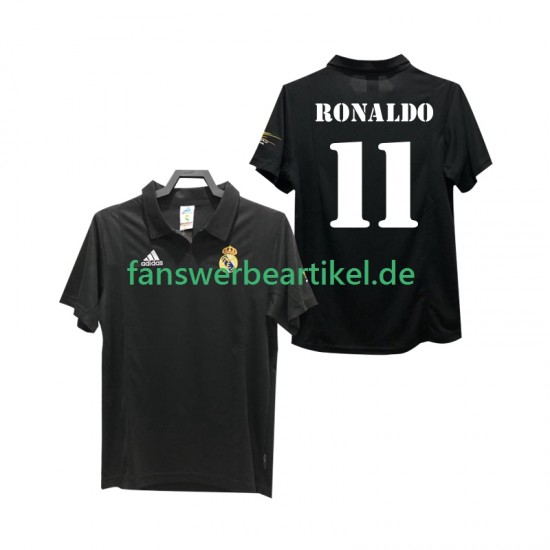 RONALDO 11 Retro 2002 2003 Trikot Real Madrid Herren Auswärtsausrüstung Kurzarm