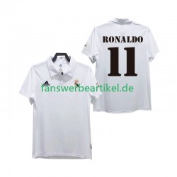 RONALDO 11 Retro 2002 2003 Trikot Real Madrid Herren Heimausrüstung Kurzarm