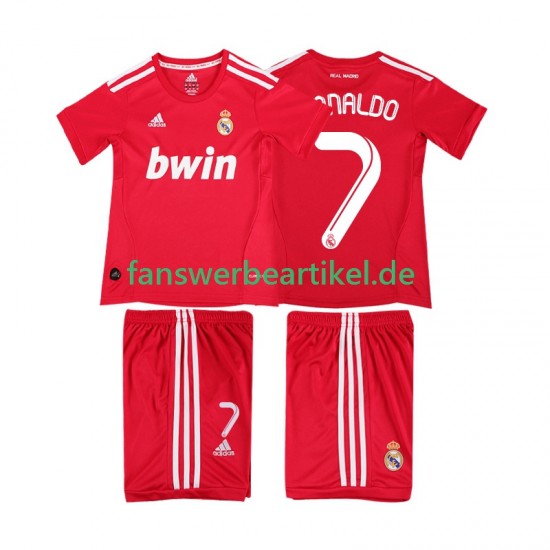 RONALDO 7 Retro 2012 Trikot Real Madrid Kinder Ausweich ausrüstung 2011 Kurzarm