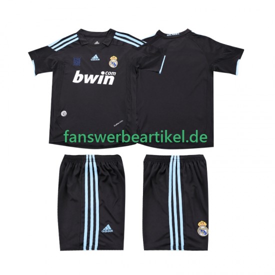 Retro 2009 Trikot Real Madrid Kinder Auswärtsausrüstung 2010 Kurzarm
