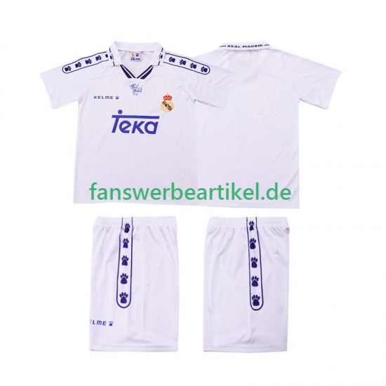Retro 1996 Trikot Real Madrid Kinder Heimausrüstung 1994 Kurzarm