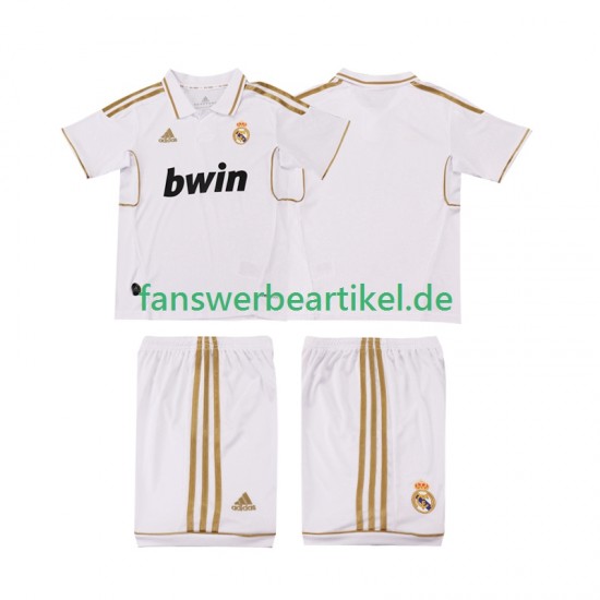 Retro 2012 Trikot Real Madrid Kinder Heimausrüstung 2011 Kurzarm