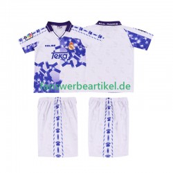 Retro 1996 1997 Trikot Real Madrid Kinder Ausweich ausrüstung Kurzarm
