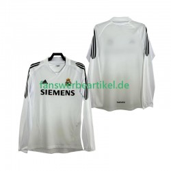 Retro 2005 Trikot Real Madrid Herren Heimausrüstung 2006 Langarm