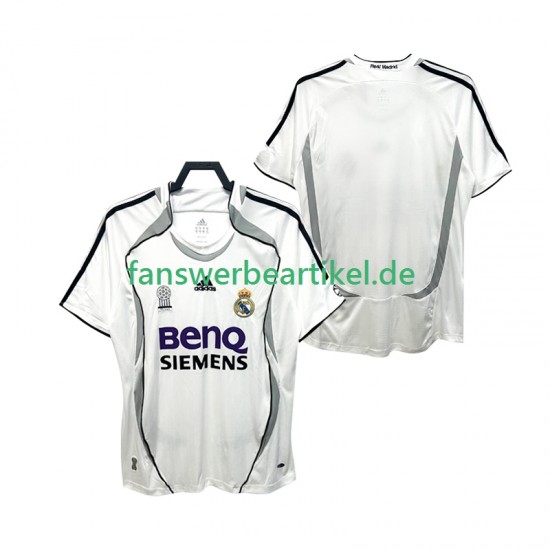 Retro 2007 Trikot Real Madrid Herren Heimausrüstung 2006 Kurzarm