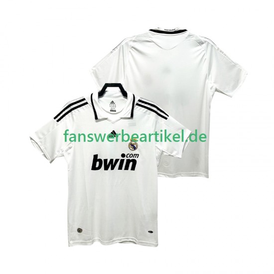 Retro 2009 Trikot Real Madrid Herren Heimausrüstung 2008 Kurzarm