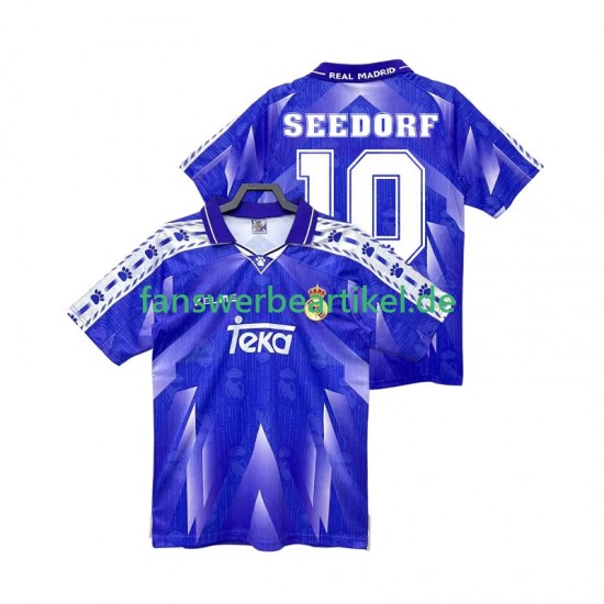 SEEDORF 10 Retro 1996 1997 Trikot Real Madrid Herren Auswärtsausrüstung Kurzarm