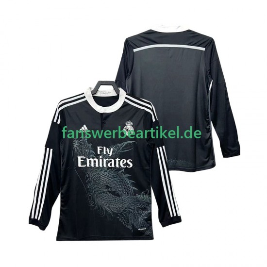 Retro 2014 2015 Trikot Real Madrid Herren Ausweich ausrüstung Langarm