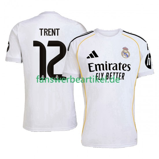 Trent Alexander-Arnold 12 Trikot Real Madrid Herren Heimausrüstung 2025-2026 Kurzarm
