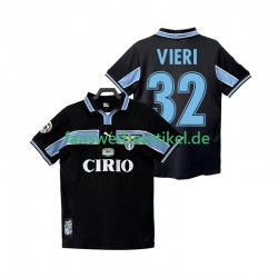 VIERI 32 Retro 1998 Trikot Lazio Rom Herren Auswärtsausrüstung 1999 Kurzarm