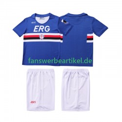 Retro 1991 Trikot Sampdoria Genua Kinder Heimausrüstung 1990 Kurzarm