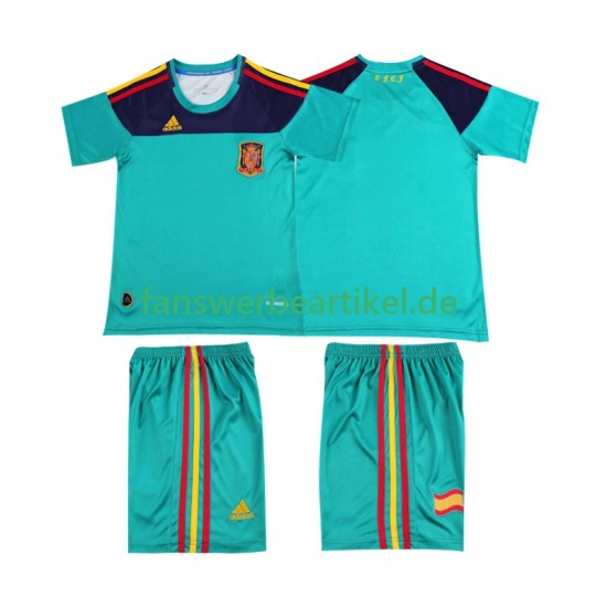 Retro Torwart Trikot Spanien Kinder Heimausrüstung 2010 Kurzarm